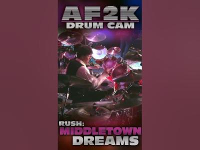 Middletown Dreams by Rush  Live with AF2K music live drums performance drumming