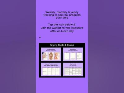 Moonelles Singing Guide  Journal launches Feb 6.