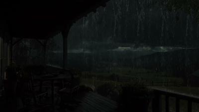 Natural Rain and Thunder Ambience for Stress Relief and Deep Night Sleep