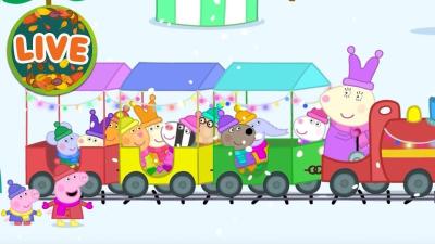  Peppa Pigs BIG Christmas Adventures LIVE  English Full Episodes  Holiday  Travel Days Out