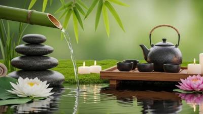 Relaxing Music with Soft Water Sounds Stress Reduction  Emotional Balance