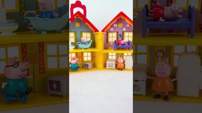 Satisfying With Unboxing  Review Peppa Pig Deluxe House Playset ASMR peppapig asmr short