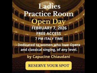 Singing Ladies Join my Ladies Practice RoomOpen Day httpstr.eeiSj0wI On 7.7 7pm Italy time