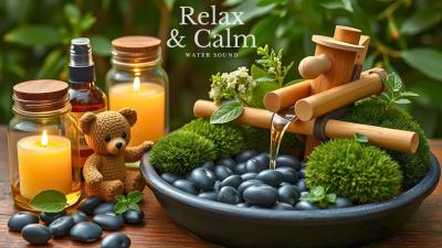Sleep Music with Water Sounds Spa Music Insomnia Relief Relaxation Music