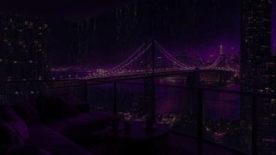 Spend The Night In An Exclusive Luxury New York Apartment  Heavy Rain  Thunder Sounds Outside