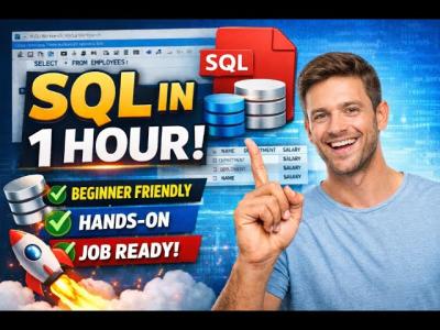 SQL Full Course for Beginners 1 Hour  MySQL HandsOn Tutorial from Scratch