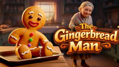 The Gingerbread Man  A Magical Fairytale for Kids  Animated English Story  Bedtime Moral Story