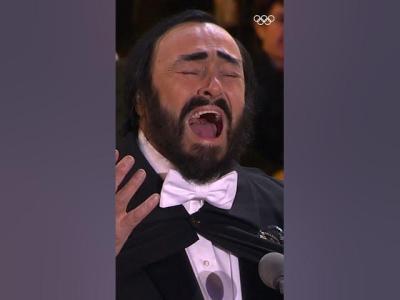 The unforgettable final public performance of Luciano Pavarotti at the Turin2006 Opening Ceremony 
