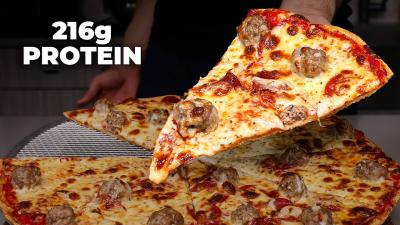 This pizza makes gaining muscle effortless