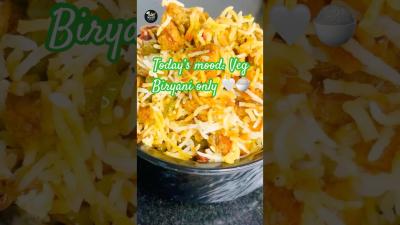 Todays Mood Veg Biryani  Easy Veg Biryani Recipe