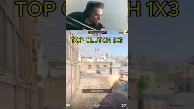 TOP CLUTCH 1X3 on DUST 2  CS2 twitch cs2 кс2 csgo ксго csgoclips