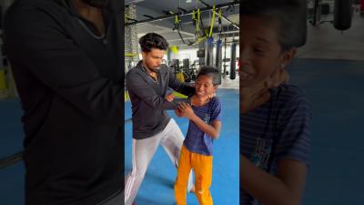 V KARATE  KIDS  GIRLS SAFETY  selfdefense kids trending shorts viral india martialarts