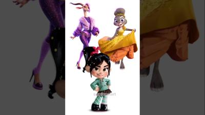Vanellope X Judy hopps X Zootopia Gazelle Mashup zootopia2 digitalart disney