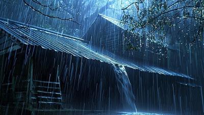 12 Hours of Gentle Night Rain Rain Sounds for Sleeping  Dark Screen to Beat insomnia Relax Study