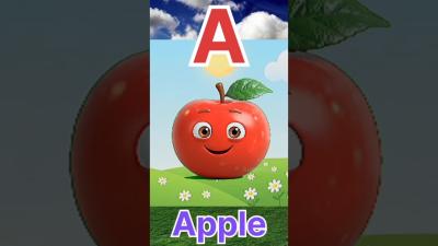 A for Apple  ABCD Phonics Song  ABC Alphabet Song for Kids  ABCDE Learning