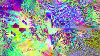 Abstract video synthesis loop 4K 60fps 300secs E9zG 035