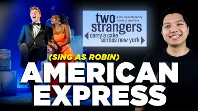 American Express Dougal Part Only  Karaoke  Two Strangers Carry A Cake Across New York