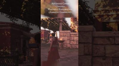 Assassins Creed Odyssey Ambient Walk Through the Petrified Islands Peaceful ExplorationShort 11