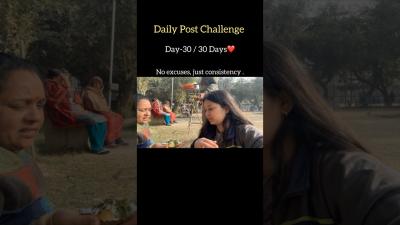Day 30 of 30 No excuses. Just consistency.Full vlog live on YouTube 