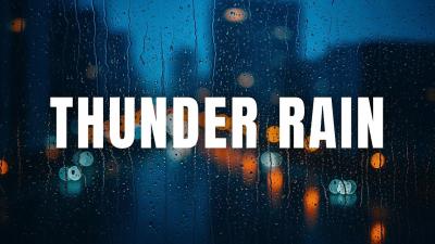 Deep Sleep Rain Soundscape with Soft Thunder  Calming Rain Ambience Stress Relief