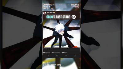 GOJOs last STARE  jujutsukaisen edit amv jjk anime