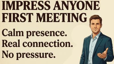 HOW TO IMPRESS ANYONE IN THE FIRST MEETING  Calm Confidence English  Graded Reader