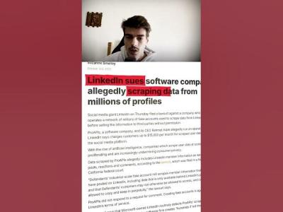 How to scrape 100000 linkedin leads