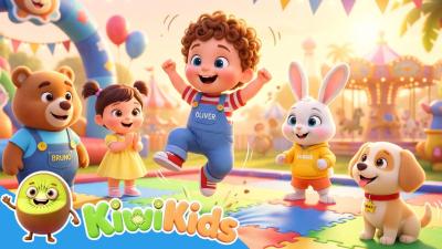 Jump Clap  Dance  Fun Kids Dance Song  KiwiKids Nursery Rhymes