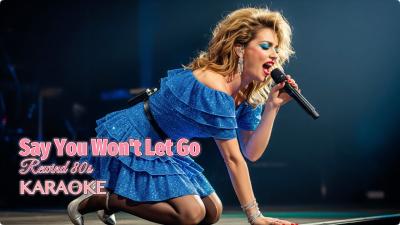 KARAOKE  Say You Wont Let Go  80s Slow Rock Power Ballad 