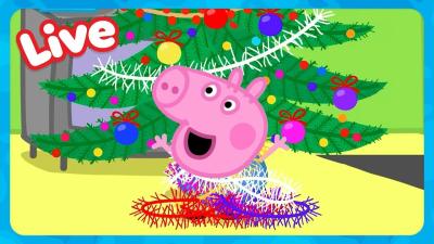  LIVE CHRISTMAS With George Pig Winter Holiday Fun Peppa Pig FULL EPISODES  Kids Cartoons