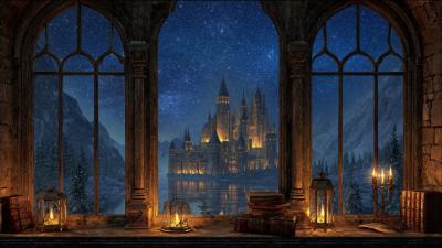 Midnight in the Magical Castle Long Study Music Session