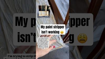 My paint stripper isnt working on this original factory finish. 