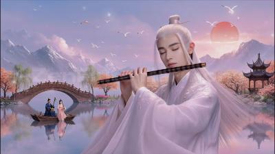 New Flow Zen Music Bamboo Flute Erhu  Guzheng Soothing Ambient Music meditationmusic deepsleep