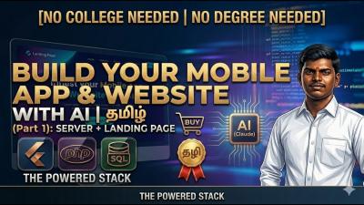 No College Needed Series  Build Your Mobile App  Website with AI  Server  Landing Page Part 1