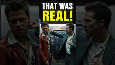NOT ACTING That Famous Fight Club Punch Scene Is 100 Real 