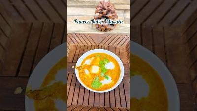 Panner butter masala recipe paneer butterpaneer pannermakhani recipe shorts