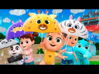   Rain Rain Go Away  The Funniest Kids Nursery Rhyme SingAlong  Dance  Play With Us