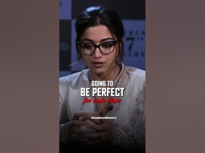 Rashmika Mandanna  Love Isnt Perfect Commitment Is shorts shortsfeed shortsvideo motivation