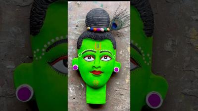 ru ru Rajasthani song hu ru ru song Krishna statue making at home laddu gopalshortsvideoviral