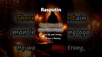 Sing Along  Learn English  Rasputin by Boney M Karaoke