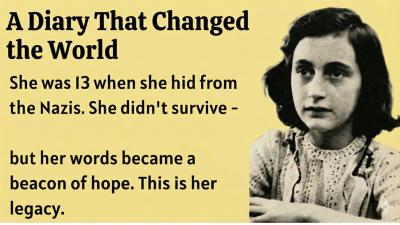 The Diary That Changed the World  Learn English Through Anne Frank Biograhpy Graded Leader