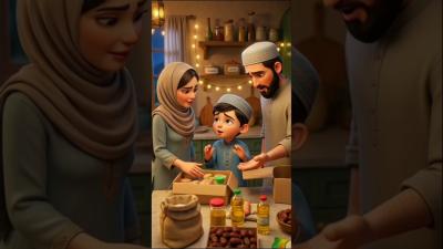The Magic Ramadan Lantern  Heart Touching Mother  Son Story  3D Cartoon 3dcartoon