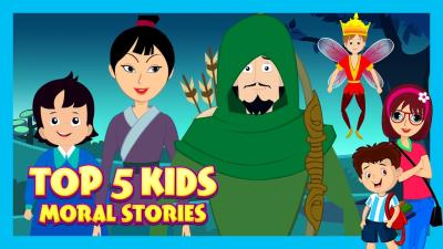 Top 5 Kids Moral Stories  Robin Hood Mulan Thumbelina  More  Kids Hut