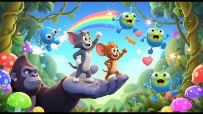 What If Tom and Jerry Met King Kong Epic Alien Adventure Cartoon