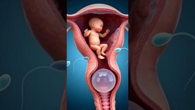 Why Sperm Cant Enter the Uterus Cervical Mucus Plug Explained in 3D Animation education shorts