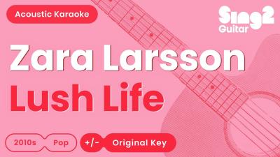 Zara Larsson  Lush Life Acoustic Karaoke