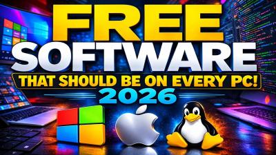 10 FREE SOFTWARE That Should Be On EVERY PC 2026