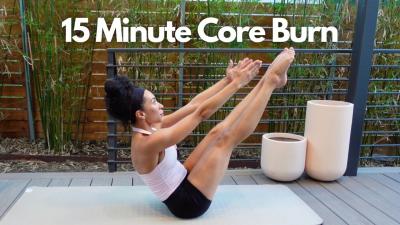 15 Minute SNATCHED Waist Pilates Abs  Core No Equipment