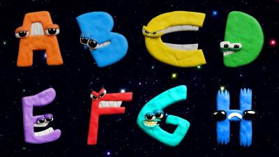 ABC Song for Kids  Learn AZ Capital Letters with Cute Clay Characters  Fun Alphabet Learning