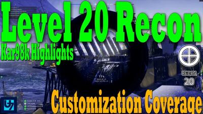 Battlefield 5 Level 20 Recon Max Level Kar98k Highlights Customization Coverage